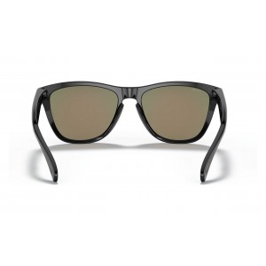 Oakley Frogskins Sunglasses Polished Black Frame Prizm Ruby Lens