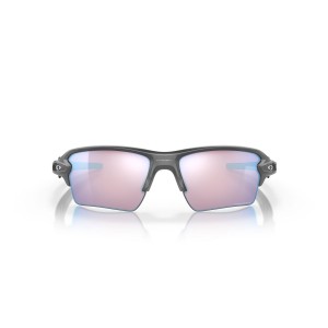 Oakley Flak 2.0 Xl Sunglasses Steel Frame Prizm Snow Sapphire Lens