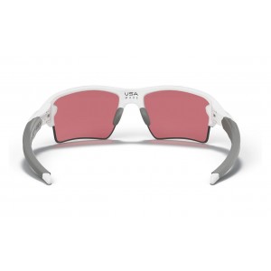 Oakley Flak 2.0 Xl Sunglasses Polished White Frame Prizm Dark Golf Lens