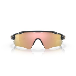 Oakley Radar Ev Path Heritage Colors Collection Sunglasses Carbon Frame Prizm Rose Gold Lens