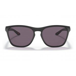 Oakley Manorburn Sunglasses Matte Black Frame Prizm Grey Lens
