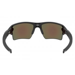 Oakley Flak 2.0 Xl Sunglasses Polished Black Frame Prizm Sapphire Polarized Lens