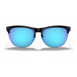 Oakley Frogskins Lite Sunglasses Matte Black Frame Prizm Sapphire Lens