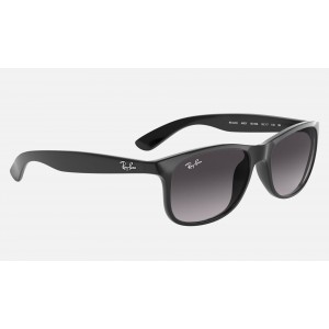 Ray Ban New Wayfarer Andy RB4202 Sunglasses Gradient + Black Frame Grey Gradient Lens