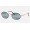 Ray Ban Round Oval RB3547 Sunglasses Gradient Mirror + Blue Frame Blue Gradient Mirror Lens