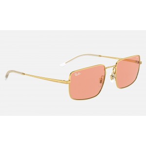 Ray Ban RB3669 Sunglasses Red Photochromic Shiny Gold