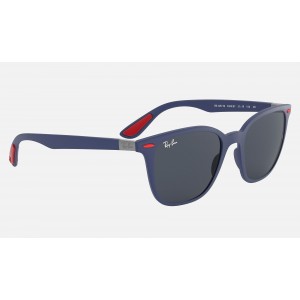 Ray Ban RB4297 Scuderia Ferrari Collection Sunglasses Grey Classic Dark Blue