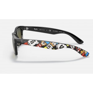 Ray Ban RB2132 Ltd Ray-Ban X Disney Sunglasses Polarized Gradient + Black Frame Grey Lens