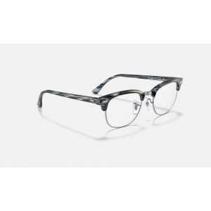 Ray Ban Clubmaster Optics RB5154 Sunglasses Demo Lens + Blue Frame Clear Lens