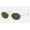 Ray Ban Round Oval RB3547 Sunglasses Classic G-15 + Gold Frame Green Classic G-15 Lens