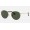 Ray Ban Round Craft RB3475 Sunglasses Classic G-15 + Blue Denim Frame Green Classic G-15 Lens