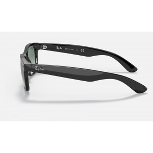 Ray Ban New Wayfarer Flash Gradient Lenses RB2132 Sunglasses Gradient + Black Frame Green Gradient Lens