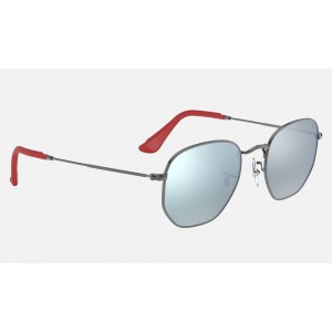 Ray Ban Scuderia Ferrari Collection RB3548 Sunglasses Silver Flash Gunmetal
