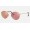 Ray Ban Round Flat Lenses RB3447 Sunglasses Flash + Gold Frame Copper Flash Lens