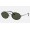 Ray Ban Oval Double Bridge RB3847 Sunglasses Green Classic G-15 Black