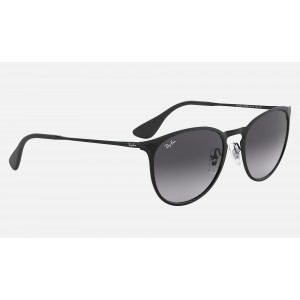 Ray Ban Erika Metal RB3539 Sunglasses Gradient + Black Frame Grey Gradient Lens
