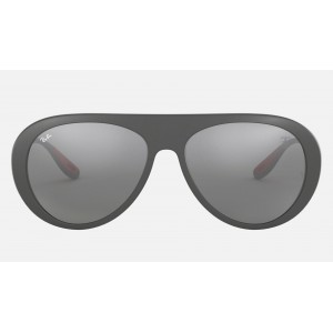 Ray Ban RB4310 Scuderia Ferrari Collection Sunglasses Grey Mirror Grey