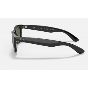Ray Ban New Wayfarer @Collection RB2132 Sunglasses Polarized Gradient + Black Frame Blue/Green Gradient Lens