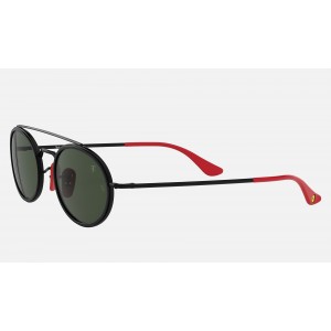 Ray Ban Scuderia Ferrari Collection RB3847 Sunglasses Green Classic G-15 Black