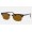Ray Ban Clubmaster Square RB3916 Sunglasses Classic B-15 + Shiny Havana Frame Brown Classic B-15 Lens