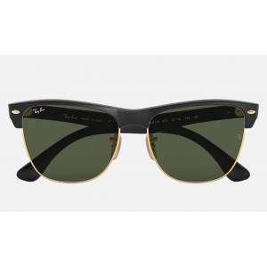 Ray Ban Clubmaster Oversized RB4175 Sunglasses Classic G-15 + Black Frame Green Classic G-15 Lens