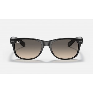 Ray Ban New Wayfarer Collection RB2132 Sunglasses Light Grey Gradient Black