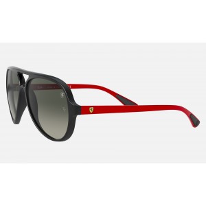 Ray Ban Scuderia Ferrari Collection RB4125 Sunglasses Grey Gradient Black