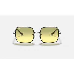 Ray Ban Square 1971 Washed Evolve RB1971 Yellow Photochromic Evolve Black