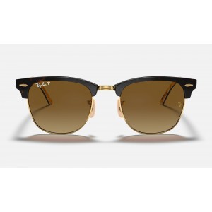 Ray Ban Clubmaster Collection RB3016 Sunglasses Brown Gradient Tortoise