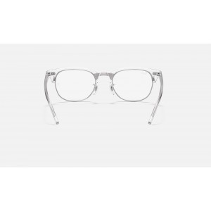 Ray Ban Clubmaster Optics RB5154 Sunglasses Demo Lens + Transparent Frame Clear Lens
