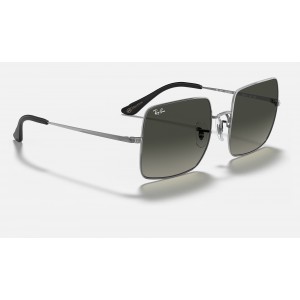 Ray Ban Square Collection RB1971 Sunglasses Grey Gradient Gunmetal