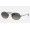 Ray Ban Round Oval Flat Lenses RB3547 Sunglasses Gradient + Black Frame Grey Gradient Lens