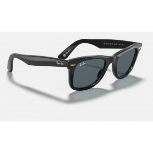 Ray Ban Original Wayfarer Collection RB2140 Sunglasses Blue Classic Black
