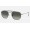 Ray Ban Round Marshal Ii RB3648 Sunglasses Gradient + Gunmetal Frame Grey Gradient Lens
