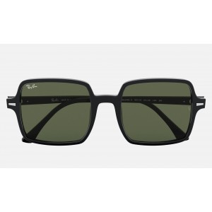 Ray Ban Square Ii RB1973 Sunglasses Green Classic Black